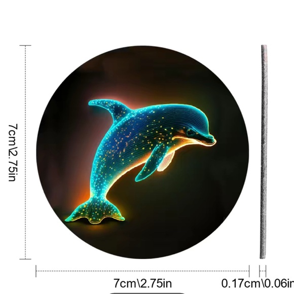 🎁 Dolphin 🐬 Car Coasters - Picture 14 of 15